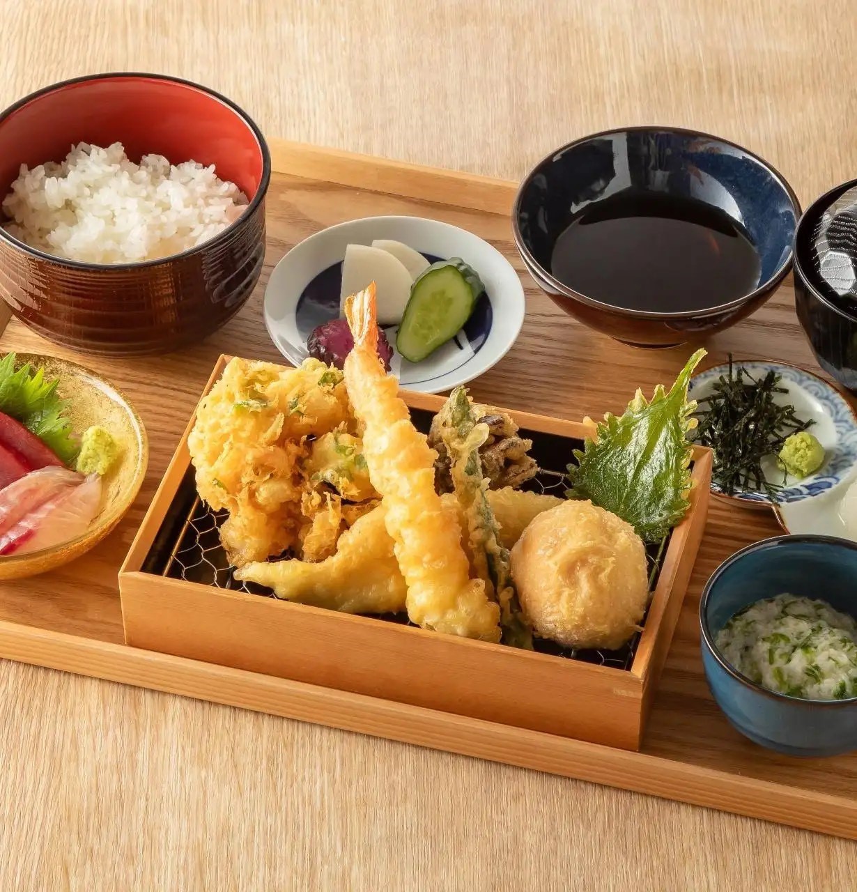 天ぷらまぶし御膳