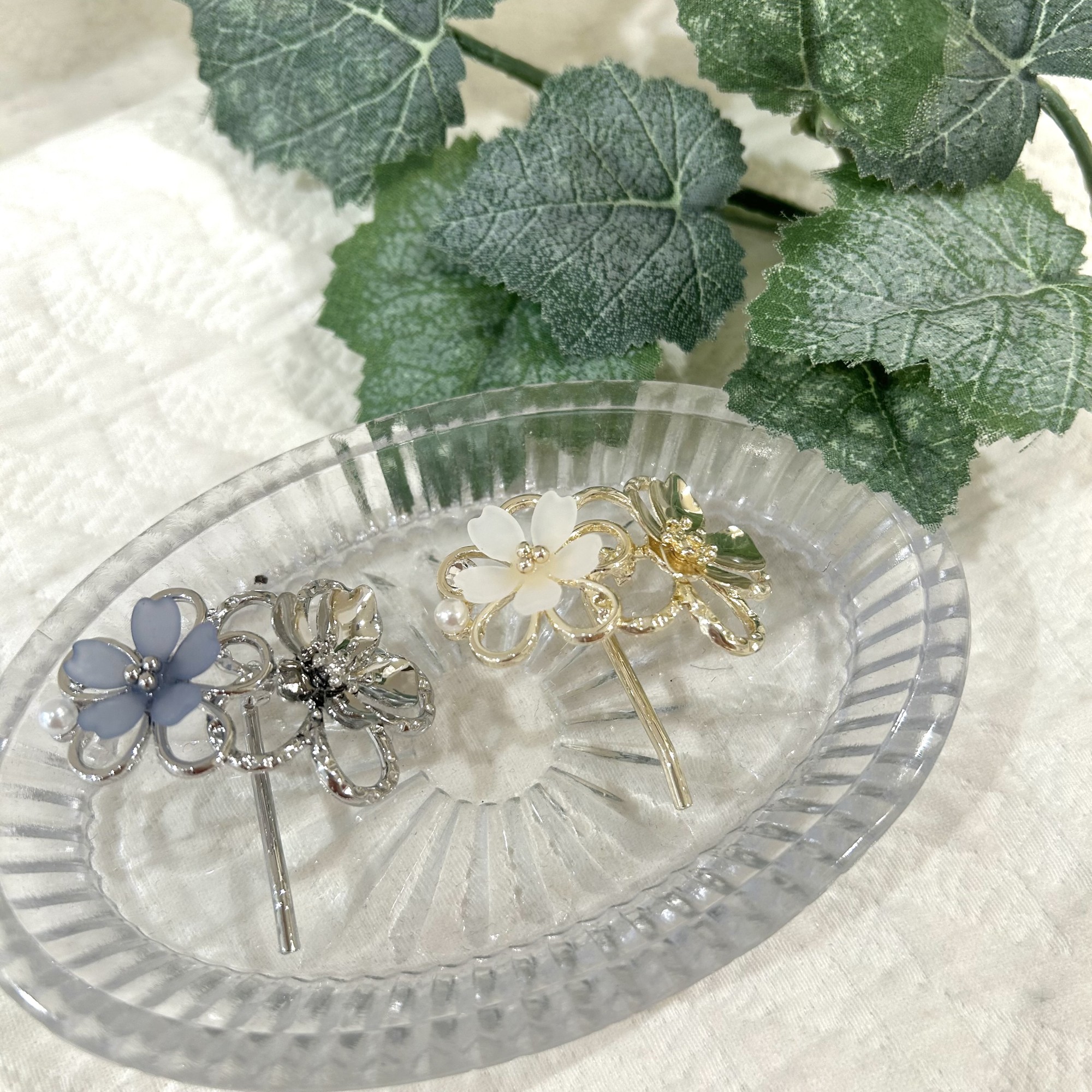 【SALE!!】ダブルフラワーフックポニー🌹💫