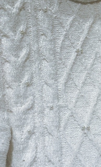 キラッと輝く暖かニットチュニック