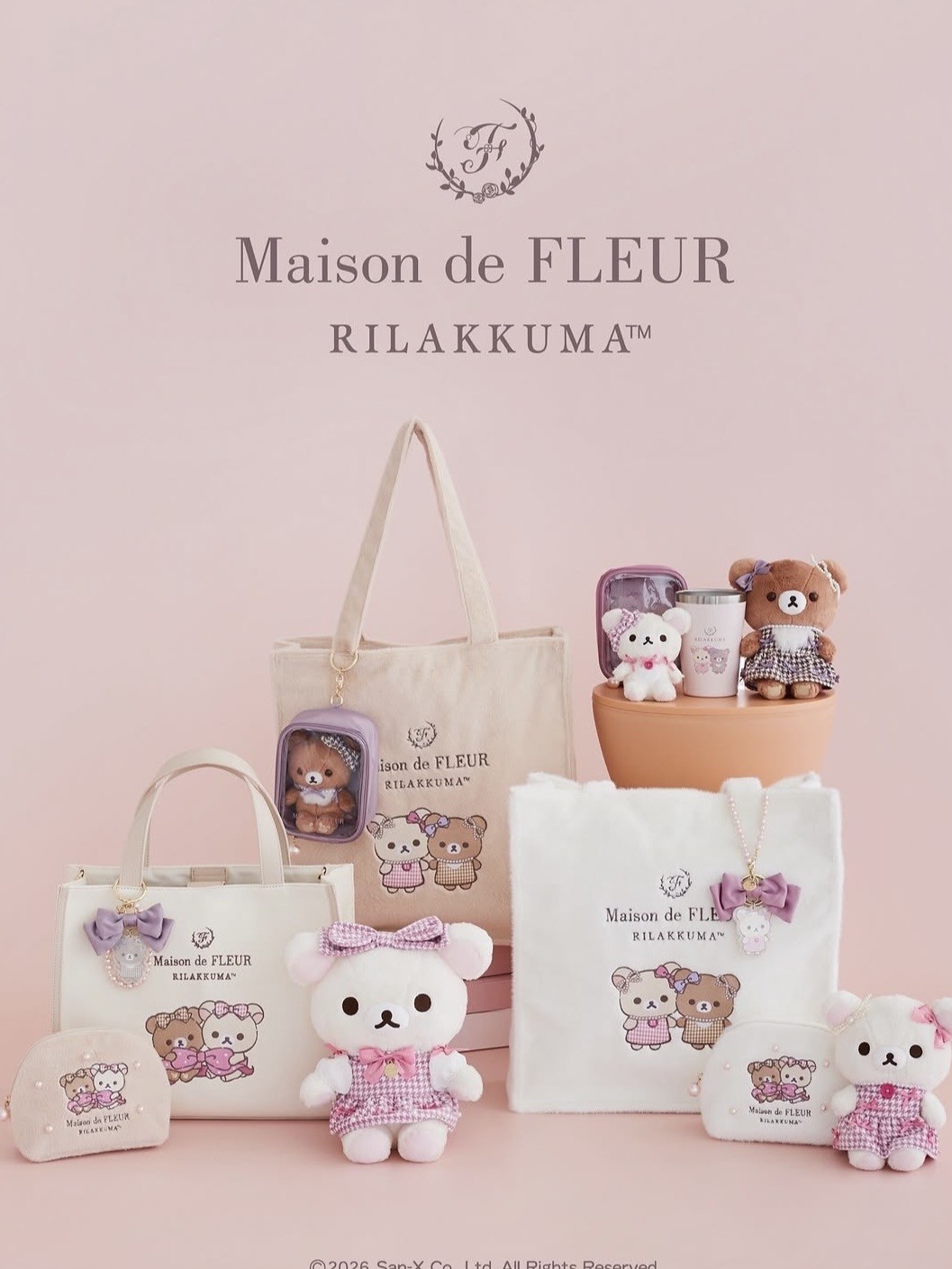 【coming soon…】Maison de FLEUR RILAKKUMA 大人気の『リラックマ』コラボ第7弾が登場🧸