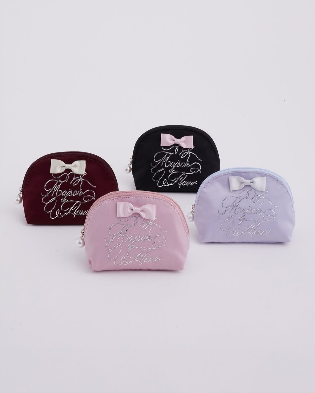 シャイニーリボンティッシュケース&ラウンドポーチ✨