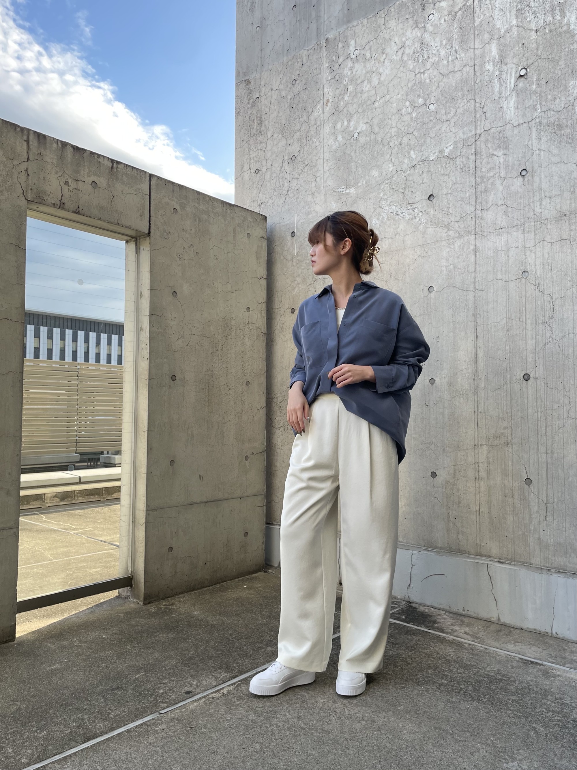 新作 大人のとろみブラウス