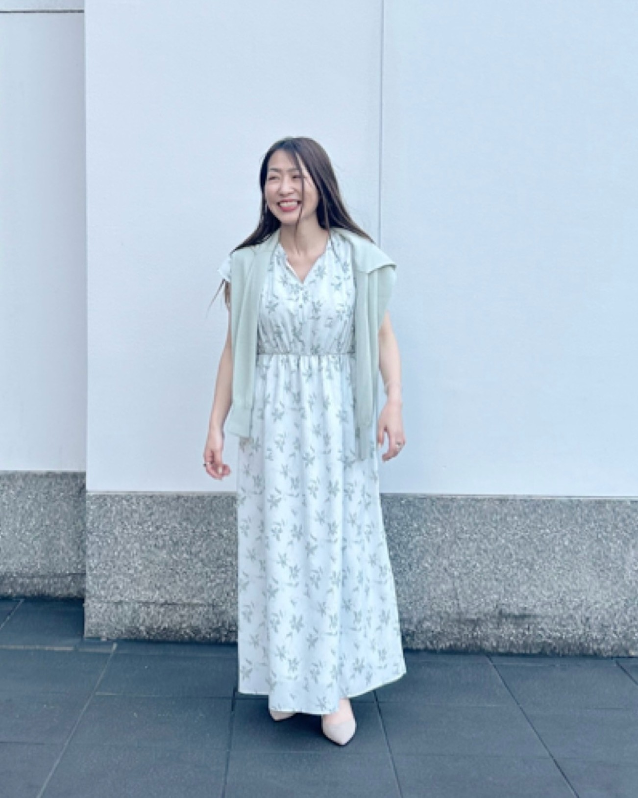 好印象な大人のワンピスタイル🌿