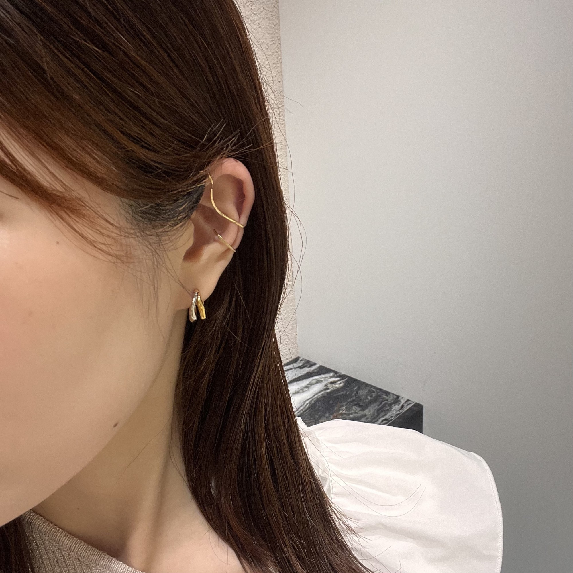 【🤍mimi33🌟見た目が綺麗なミックスカラーピアス🤍】　