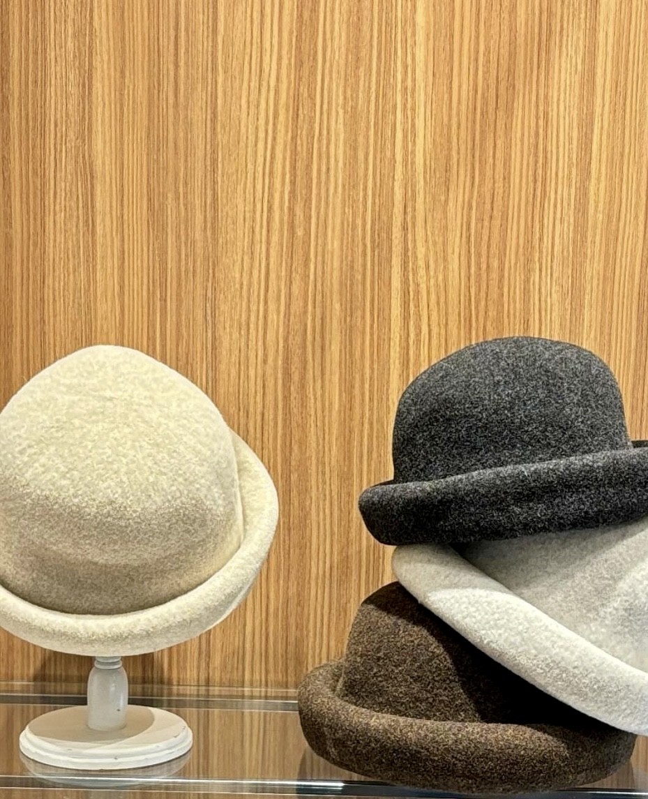 レトロ可愛い！『ウール100%ワッチ帽子』