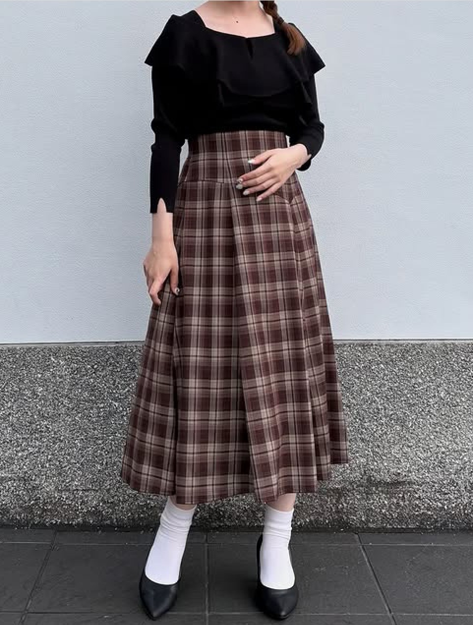 ~ 🌱季節感のあるチェック柄コーデ🍂 ~
