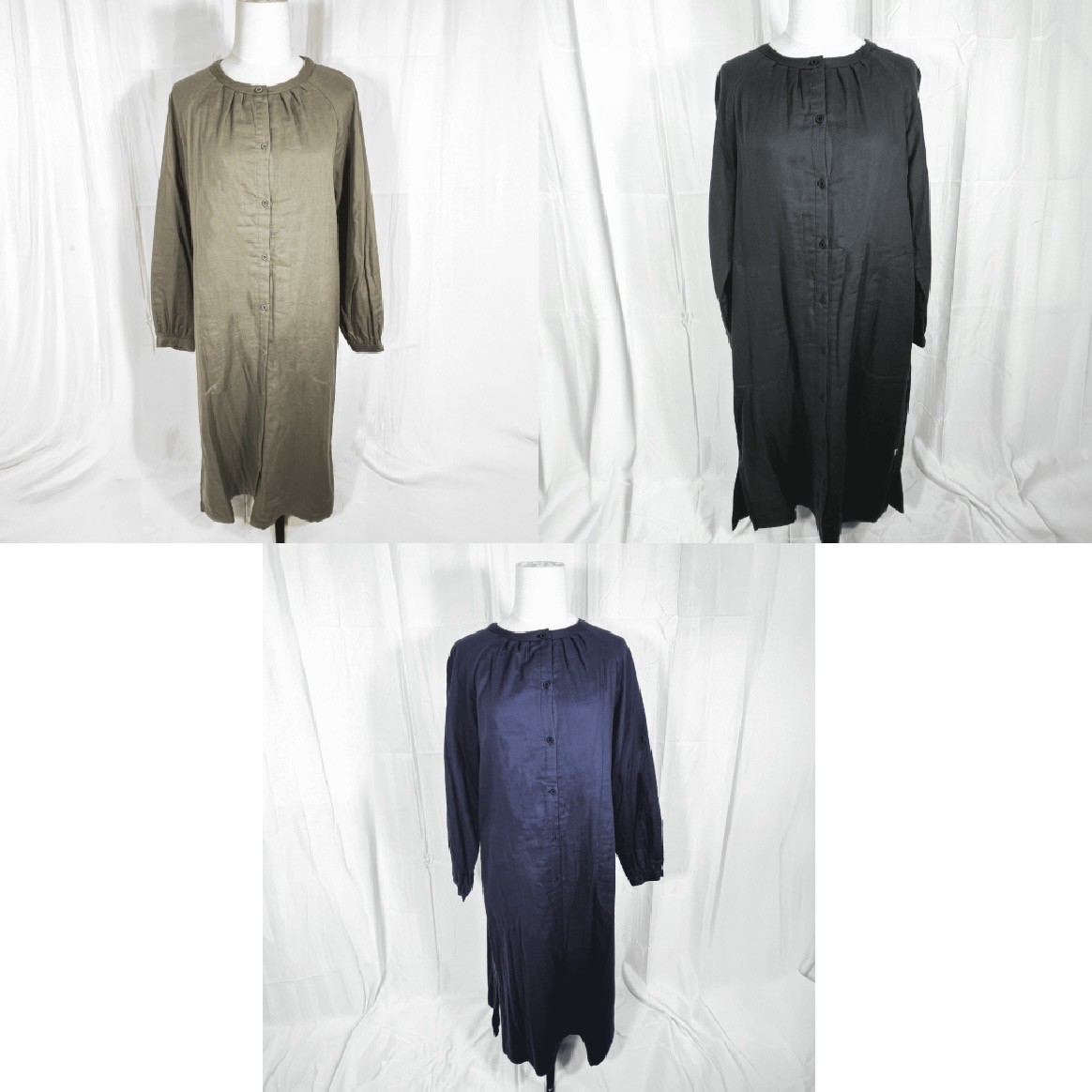 背景まで美しいコットンワンピース