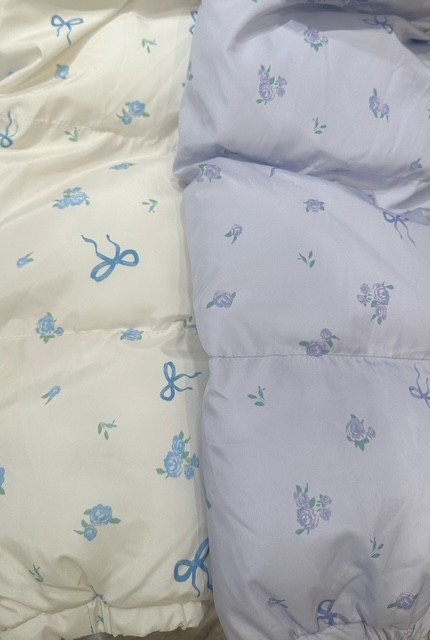 〘リボン1つで大変身〙ダウンコート