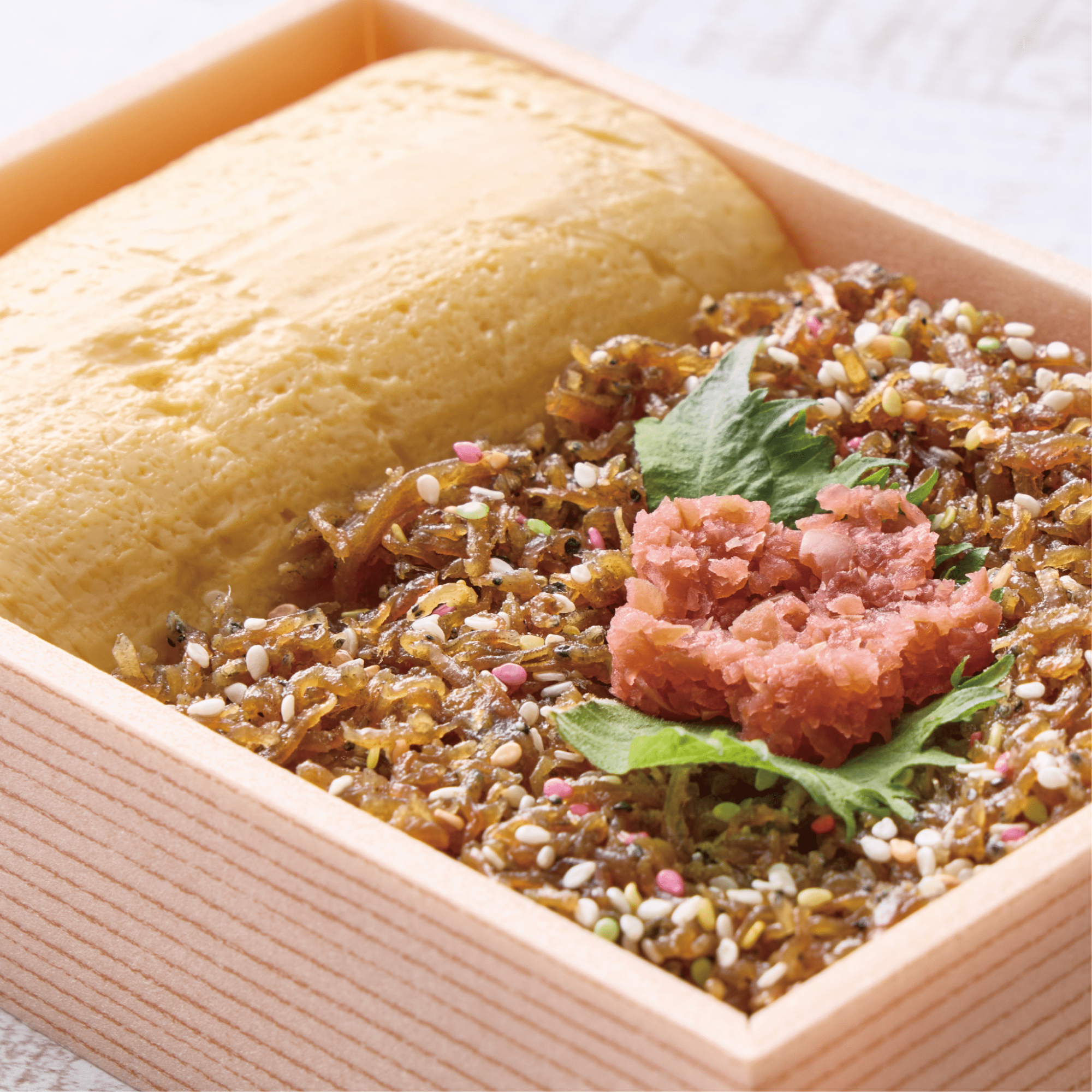 【さっぱり上品な】だしまき梅じゃこ弁当 1,393 円(税込)