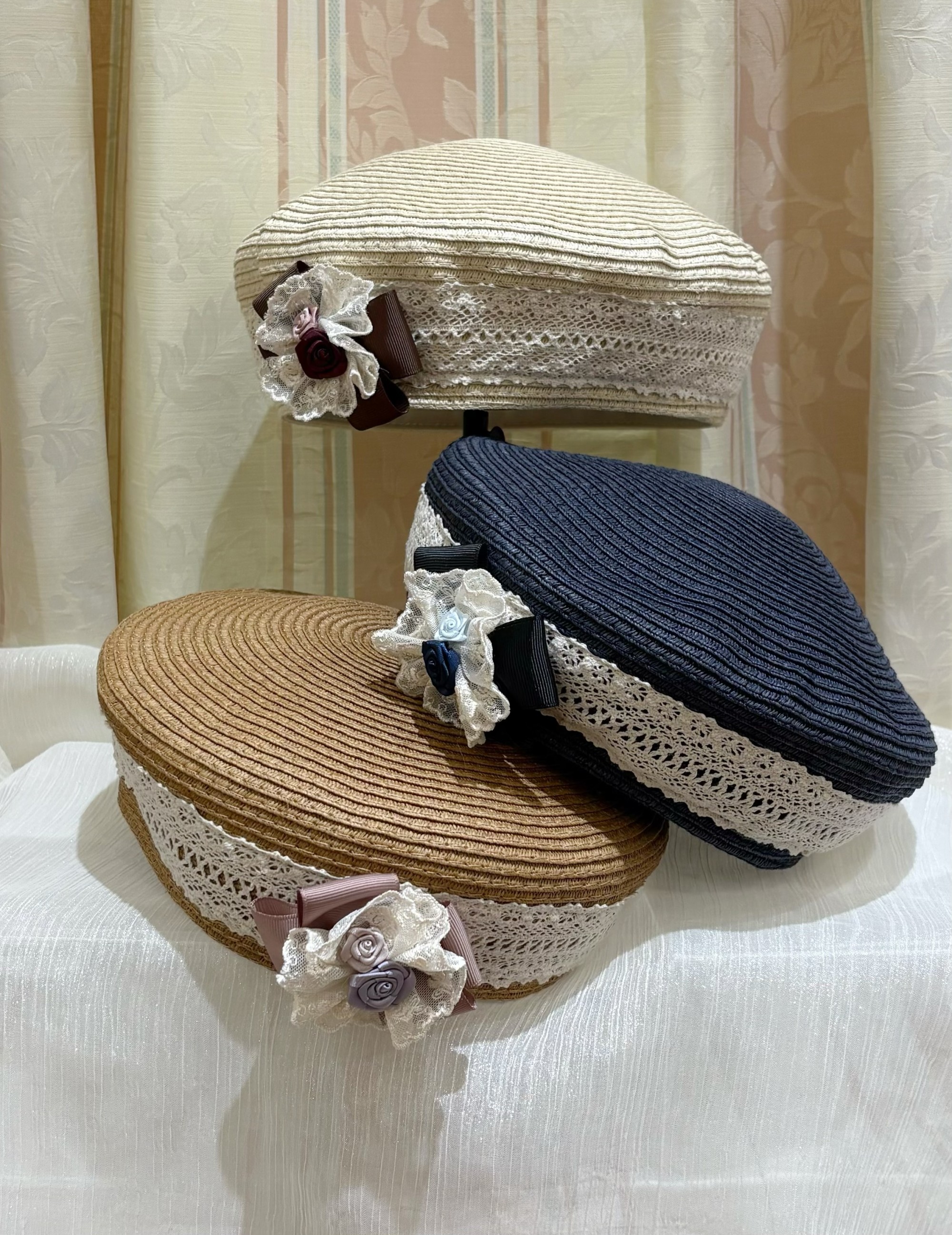 日差し対策をしながらおしゃれに♪ベレー帽