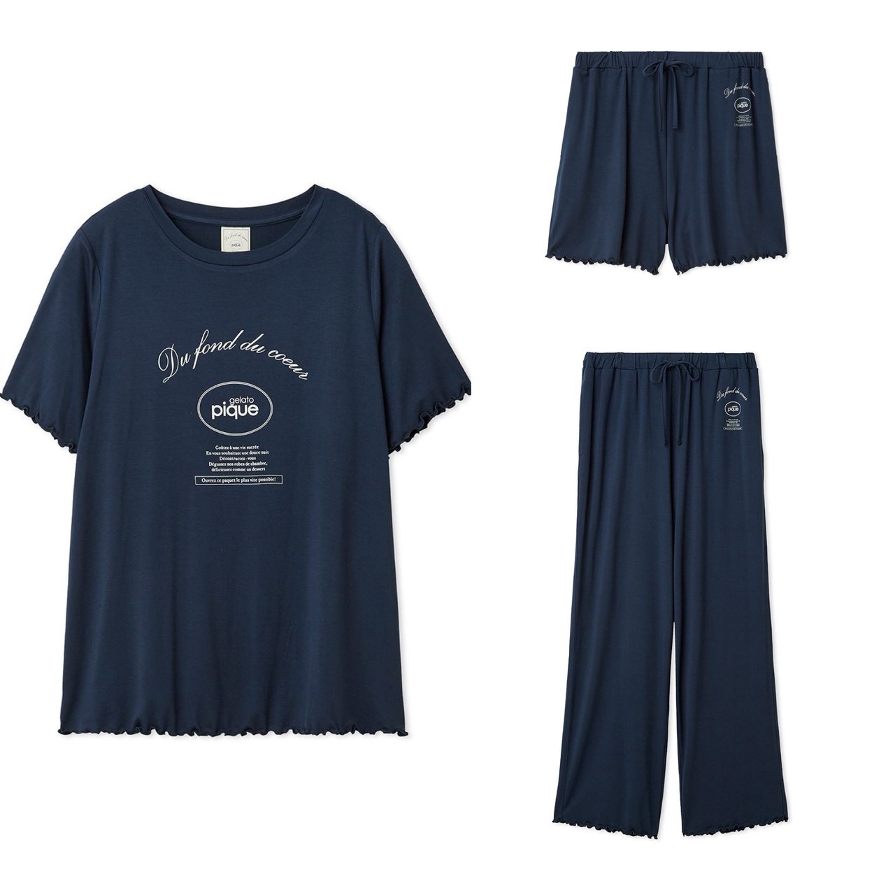 gelato pique レーヨンロゴメローシリーズ