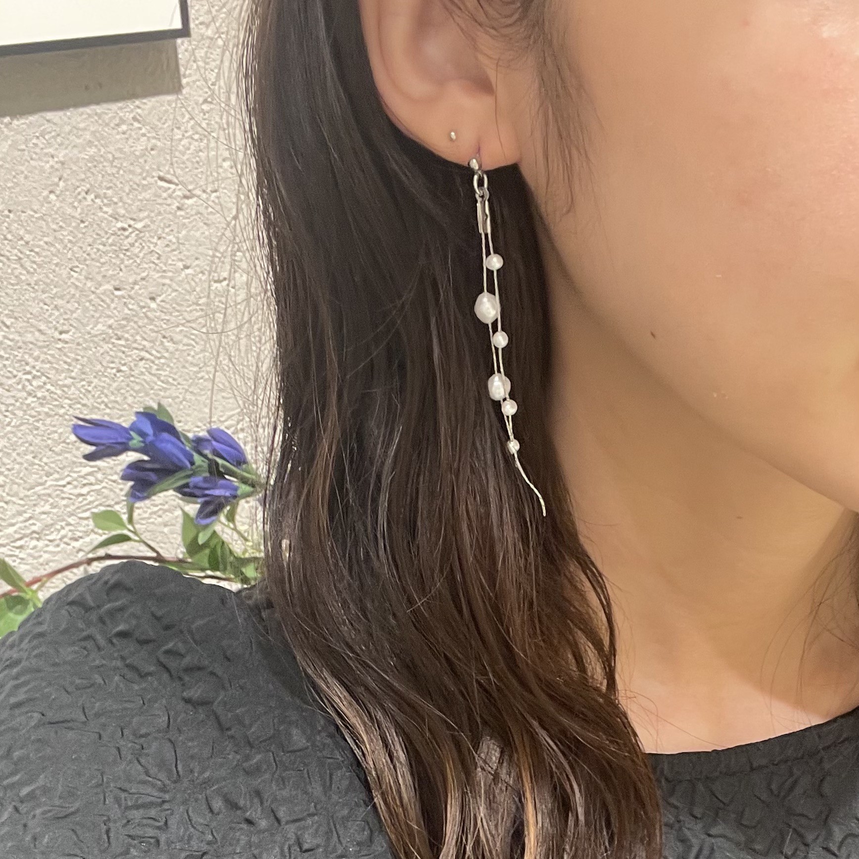 【💛大人気！ロングパールピアス🪄💛】