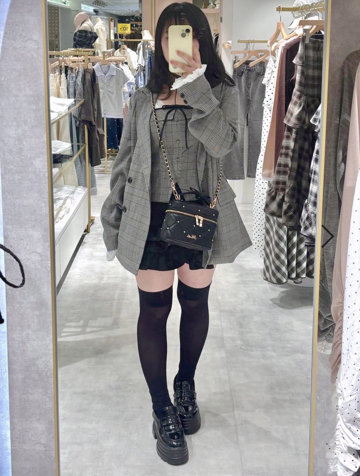 【キレイめ⭐️】レーススリーブミドルジャケット