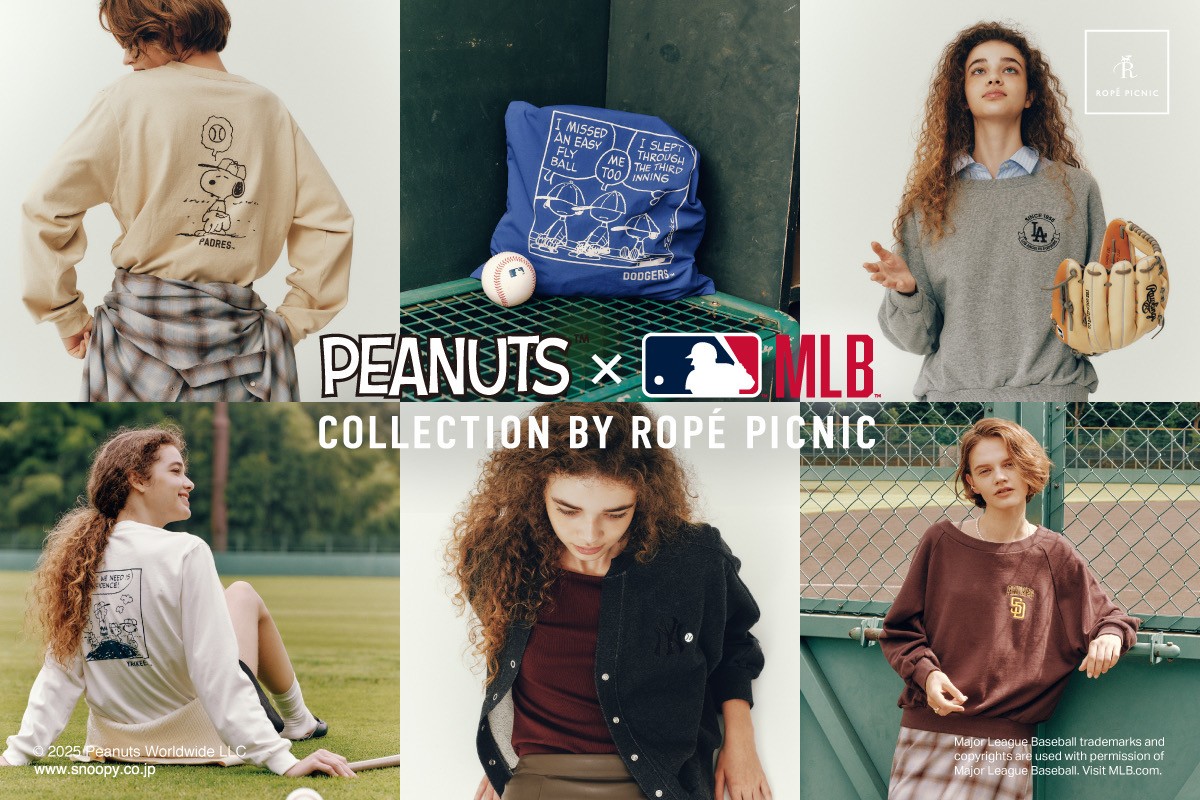 PEANUTS×MLB COLLECTION BY ROPÉ PICNIC