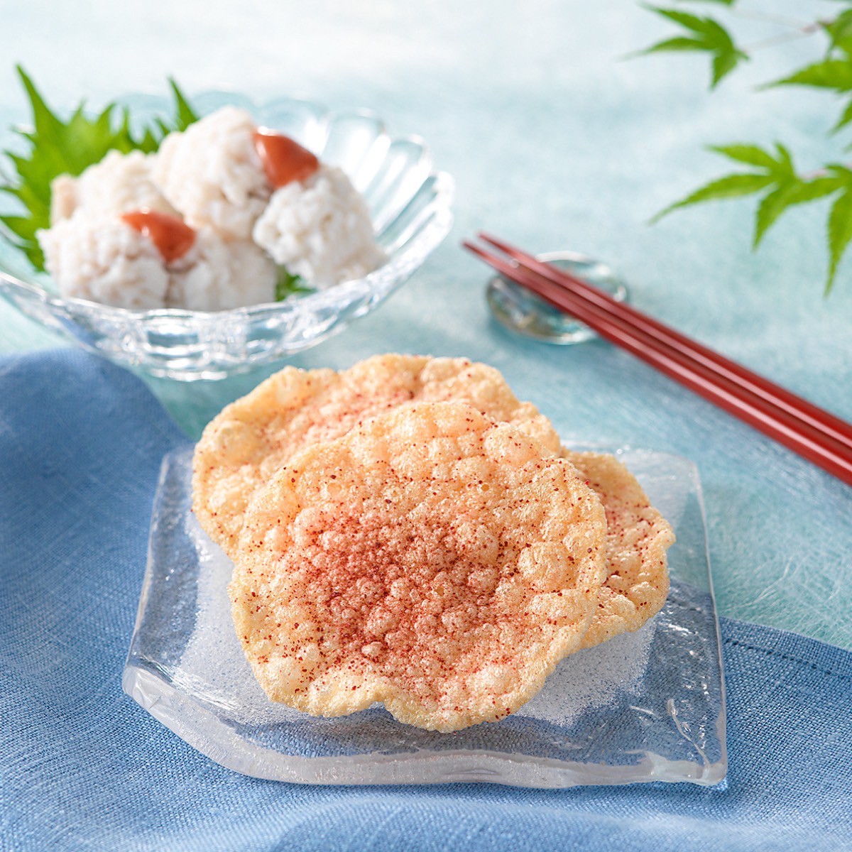 京都の夏は鱧天ぷらせんべい