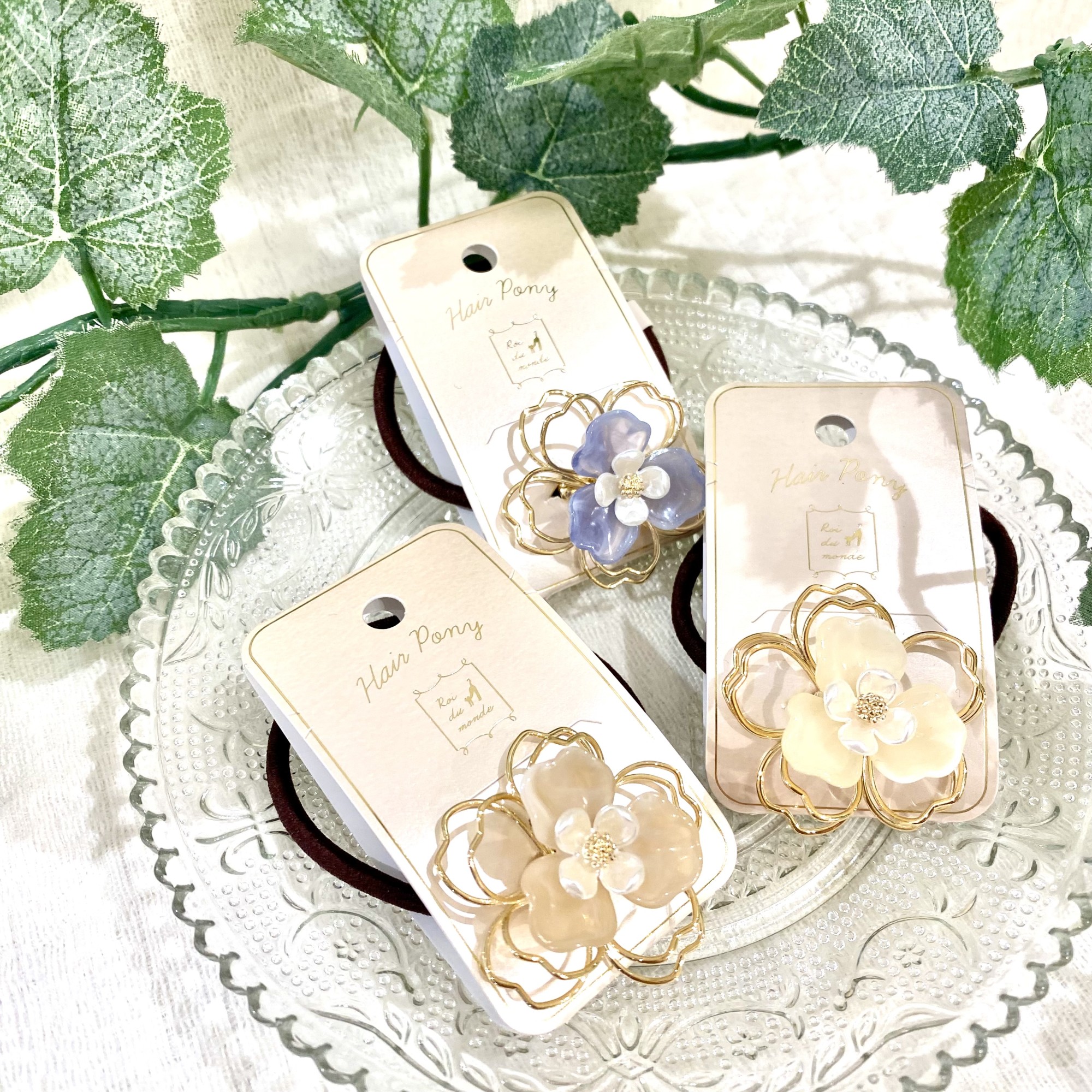 【新作アイテム】フラワーポニー🌻