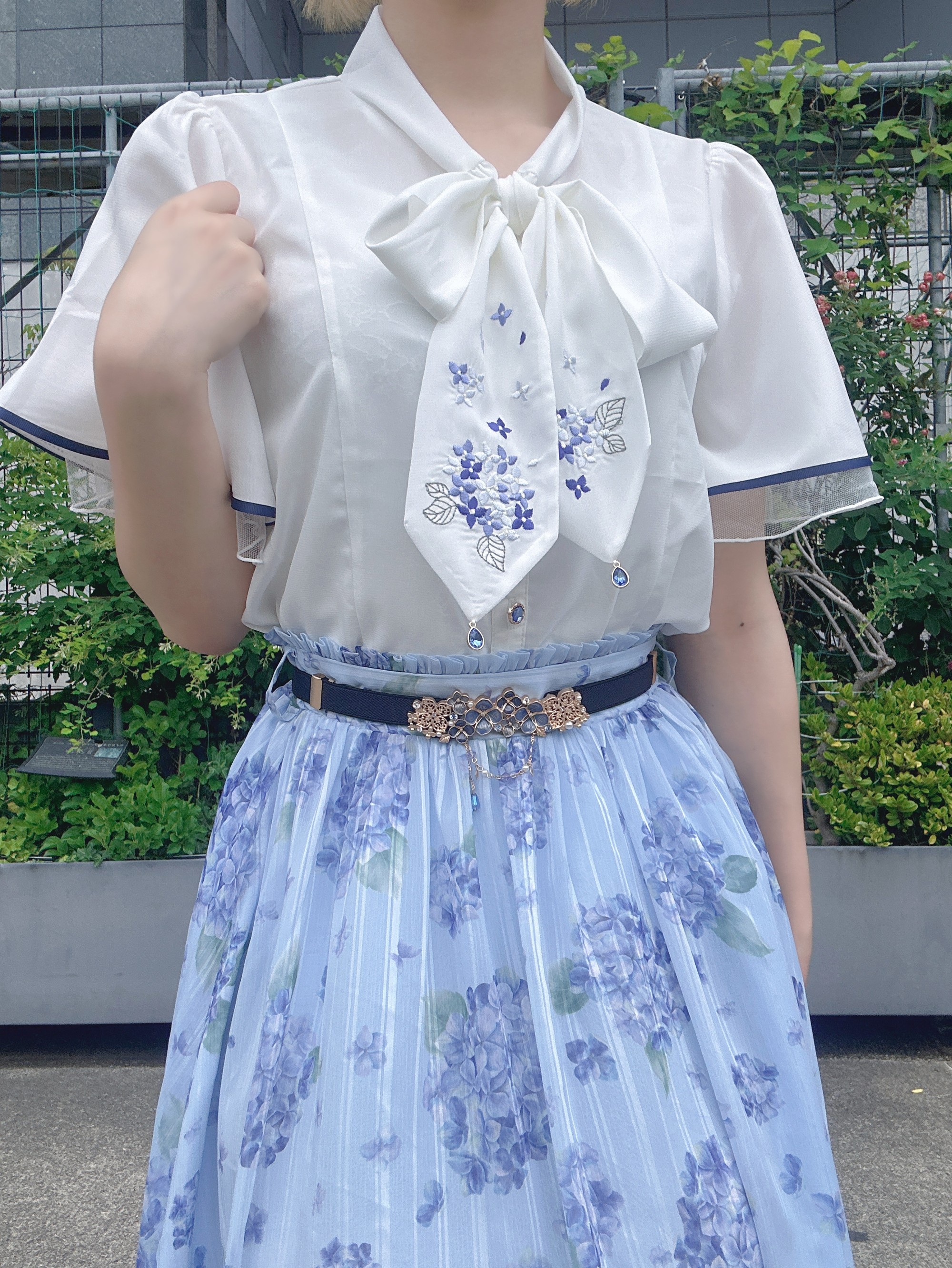 紫陽花コーデ☔