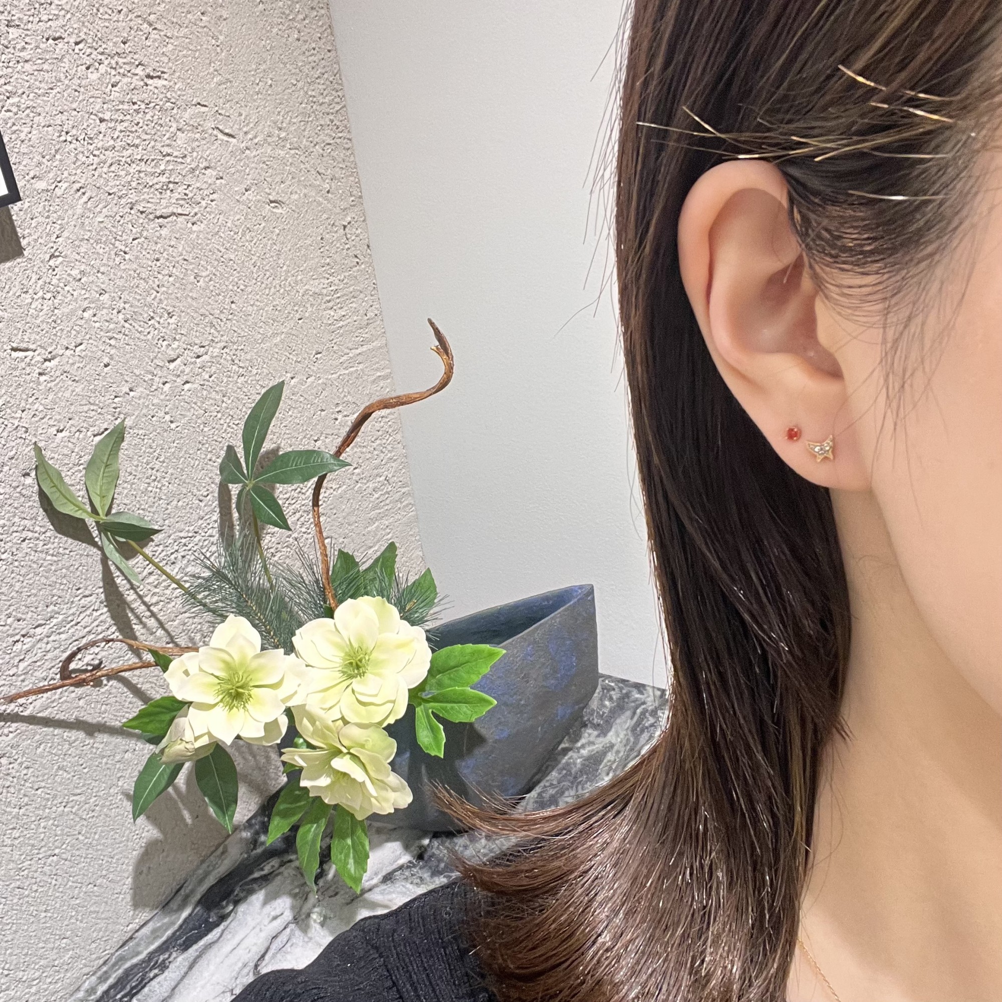 【✨NEW✨スクリューポストピアス👂🏻🤍】