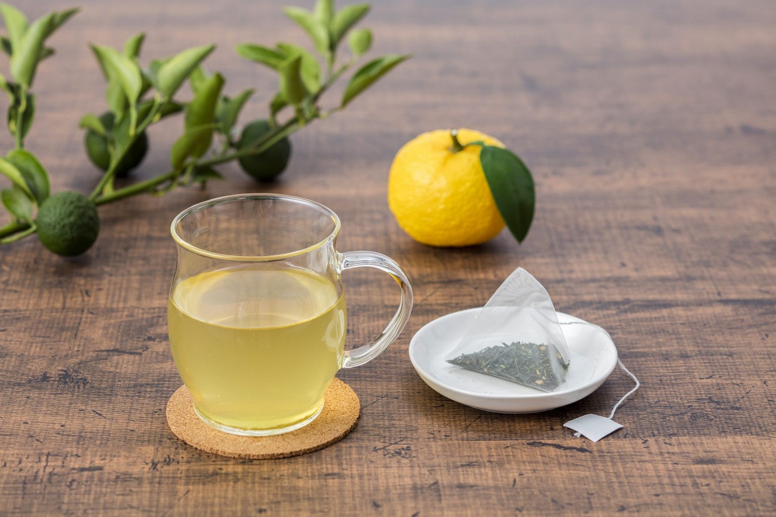 秋限定　ゆず緑茶ティーバッグ