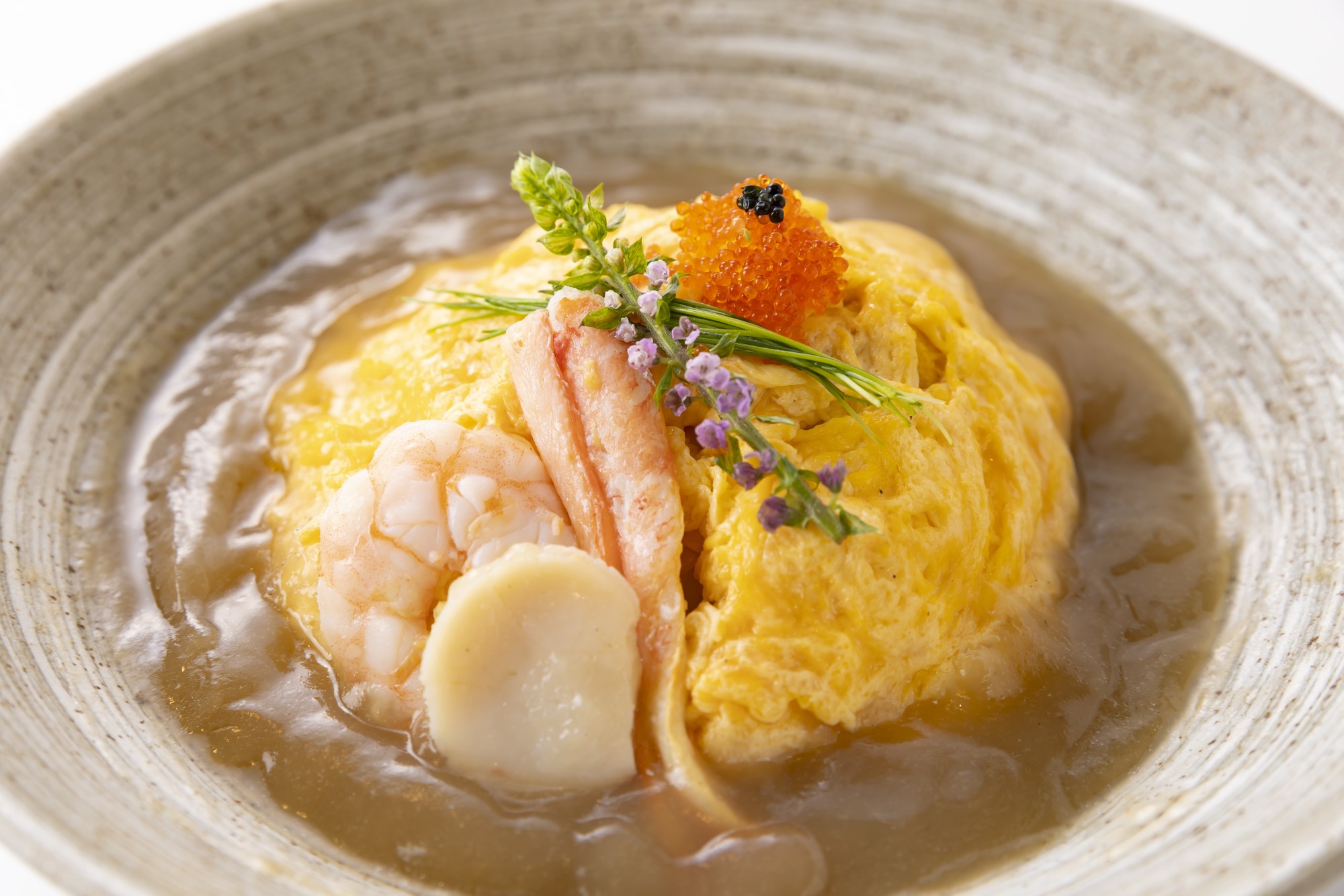 【京都駅糀中華】    ふわふわ卵の海鮮天津飯🦐
