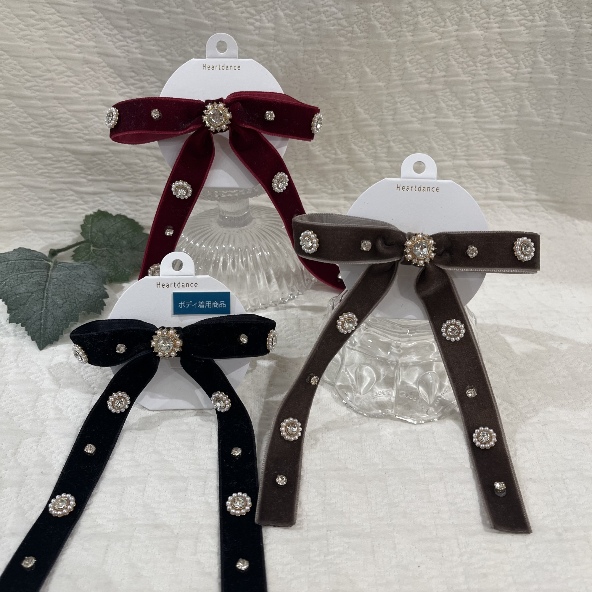 【recommend 𐂂】bijou ribbon フックポニー🧣・:*