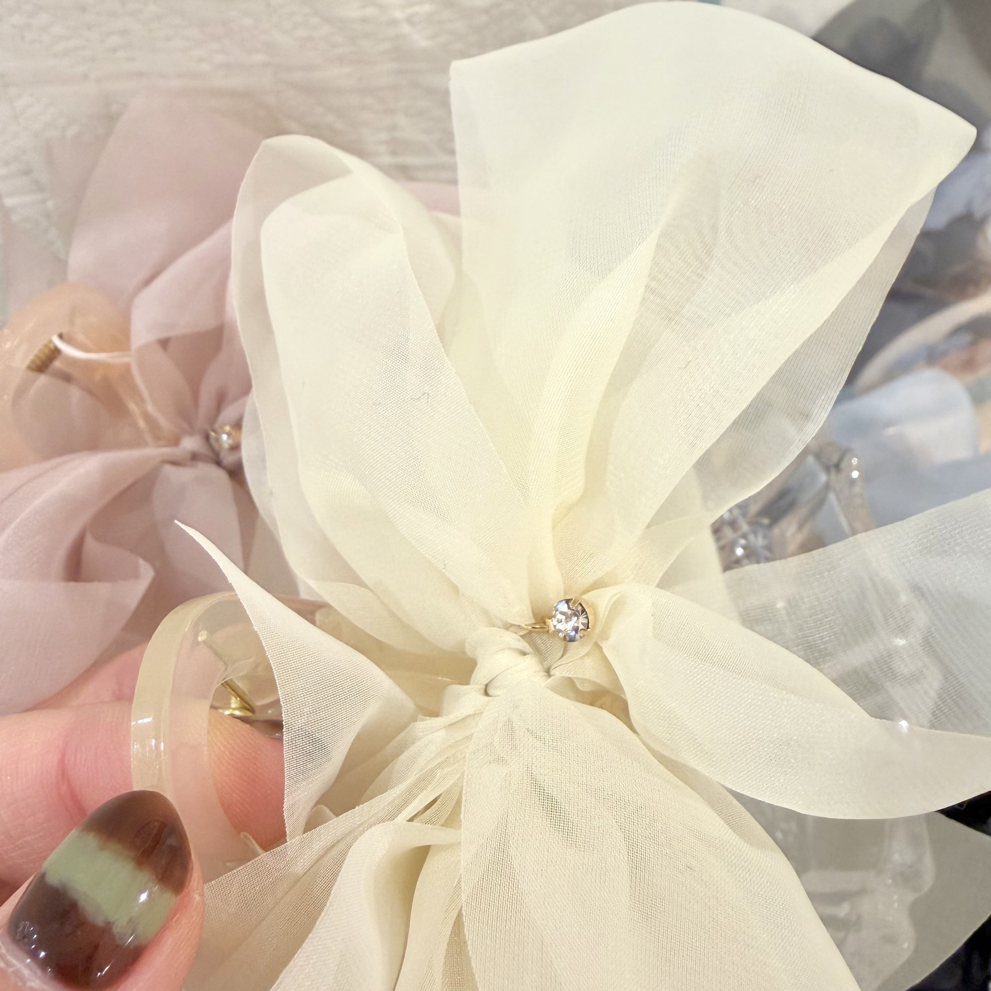 New✨シフォンリボンバンス🎀✨