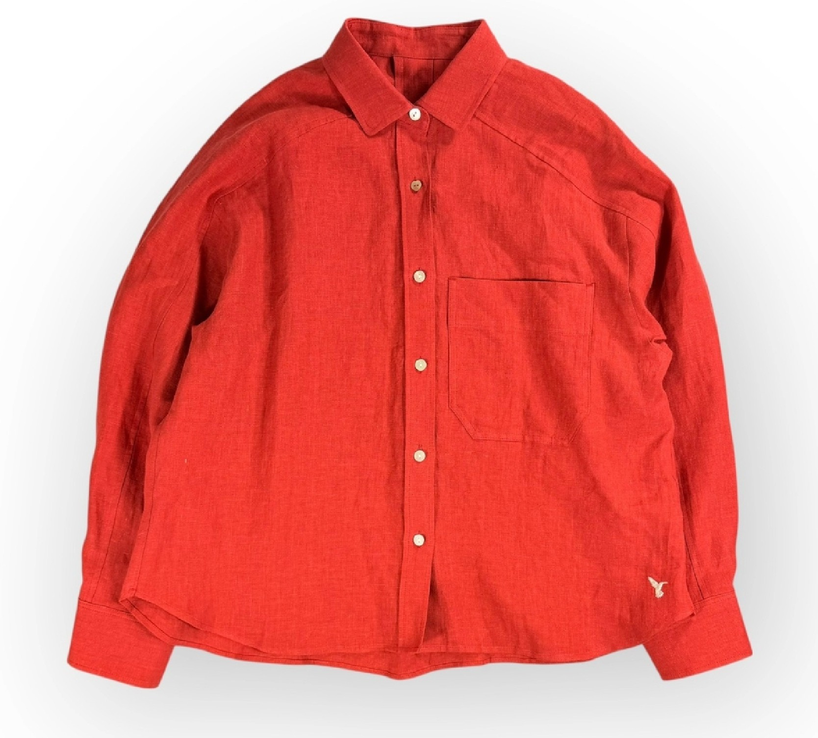 品の良い大人の遊び心がエッセンス！『リネンキャンパスリラクシングワッシャーシャツ』