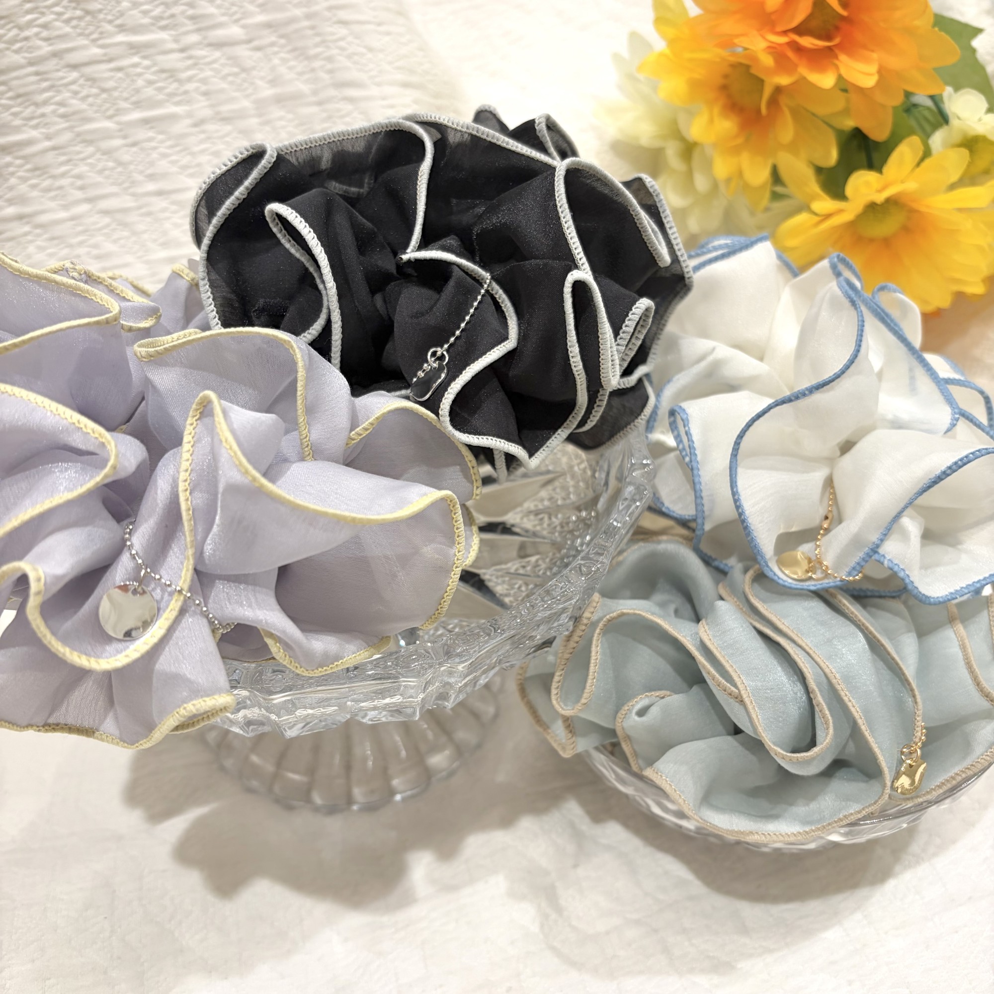 New✨🫧パイピングカラーシュシュ🧚🏻️✨