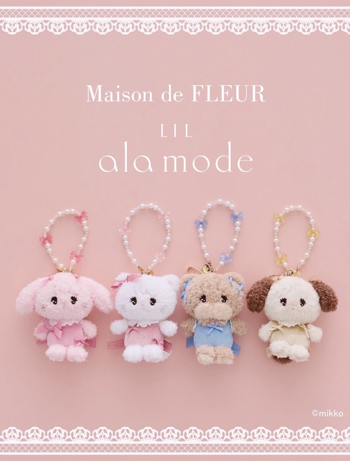 【coming soon】4/24(fri.)~「Lil ala mode」との初コラボコレクション🎀
