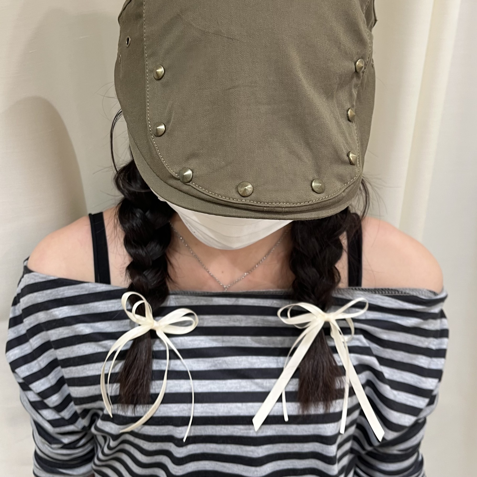 【 ｵｽｽﾒ✨】ダブルリボンヘアカフ 𝜗𝜚˚⋆