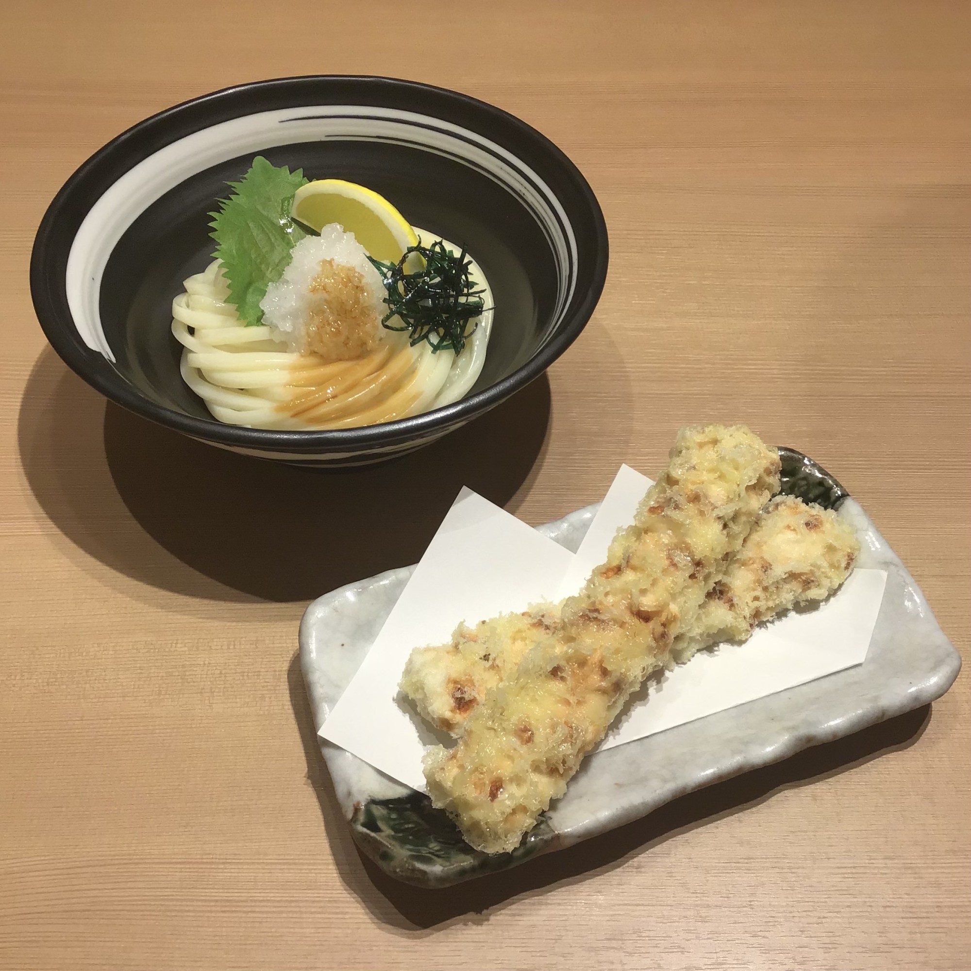 別寅🐯の【ちくわ天生醤油うどん】