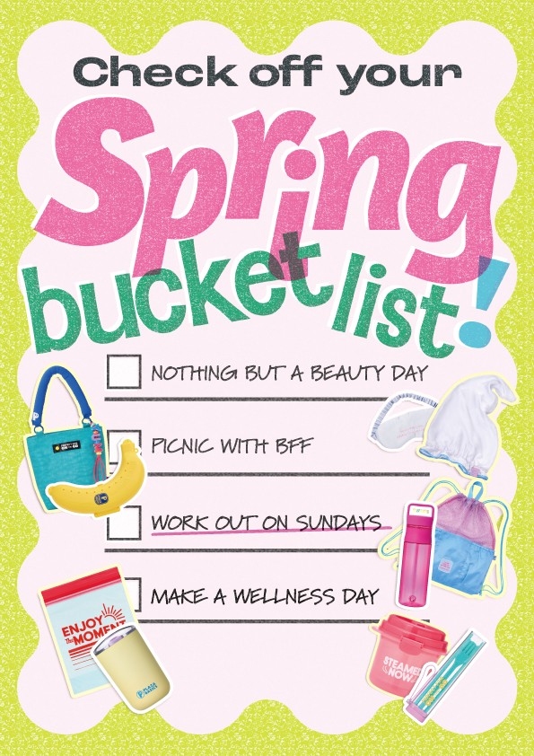 Check  off  your spring bucket list!