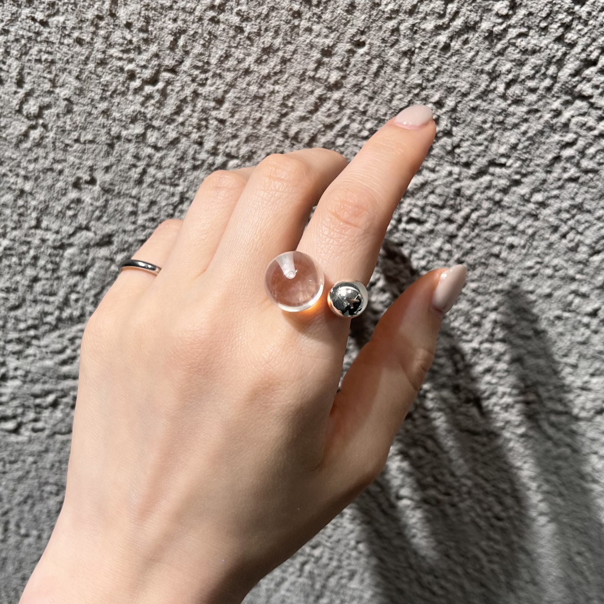 【💍silver925・水晶リング💍】