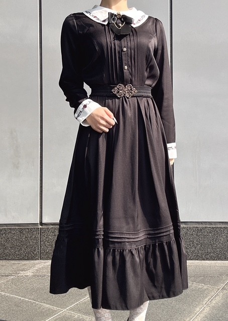 上品プレッピーな主役級ワンピース