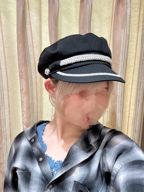 マリンモチーフのキャスケット