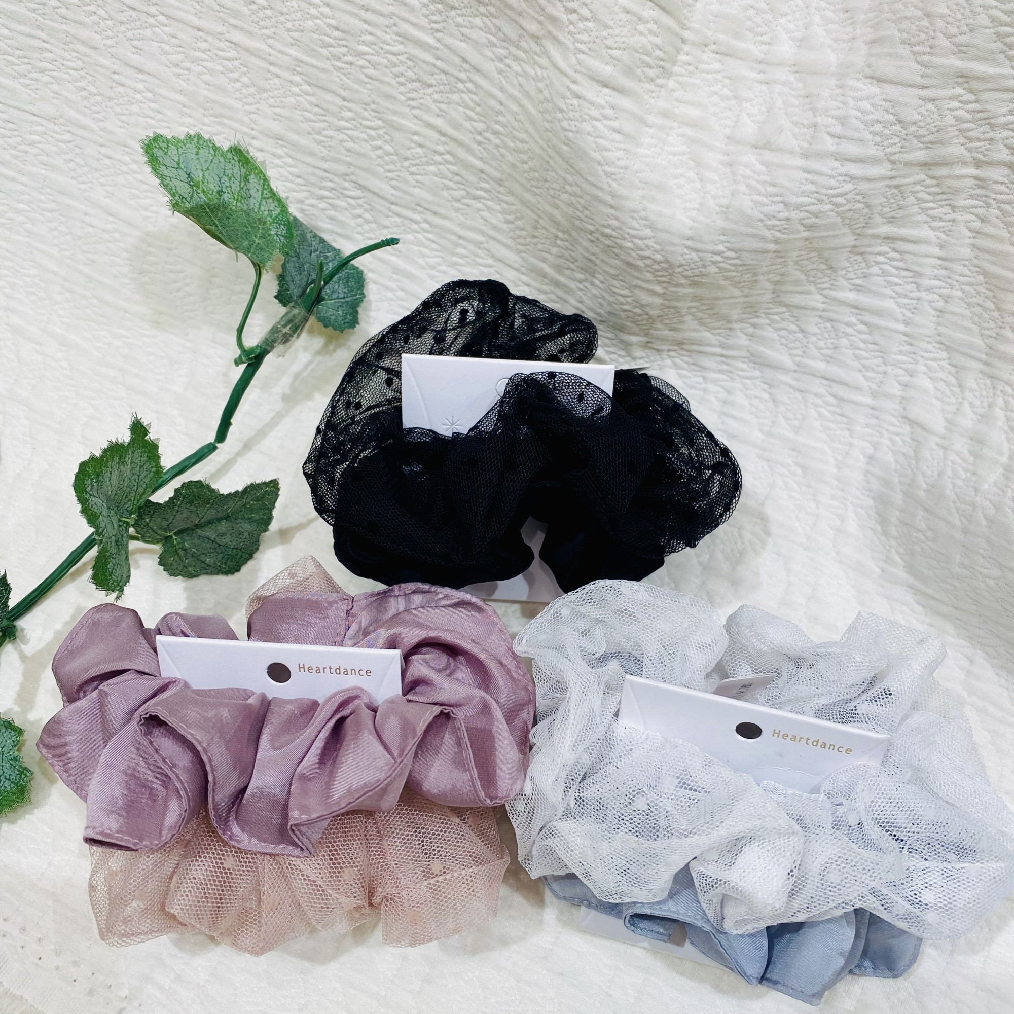 新作アイテム✨ドットチュールセットシュシュ