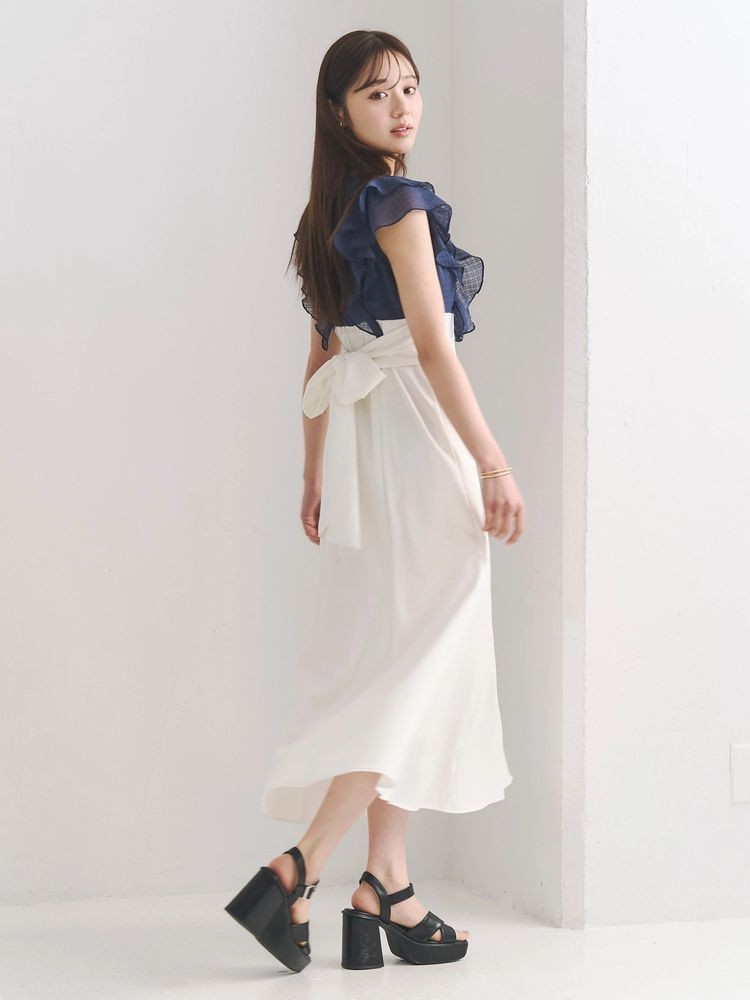 スタイルアップが叶う夏のワンピース♡