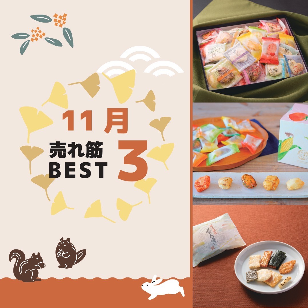 11月の売れ筋BEST3‼︎