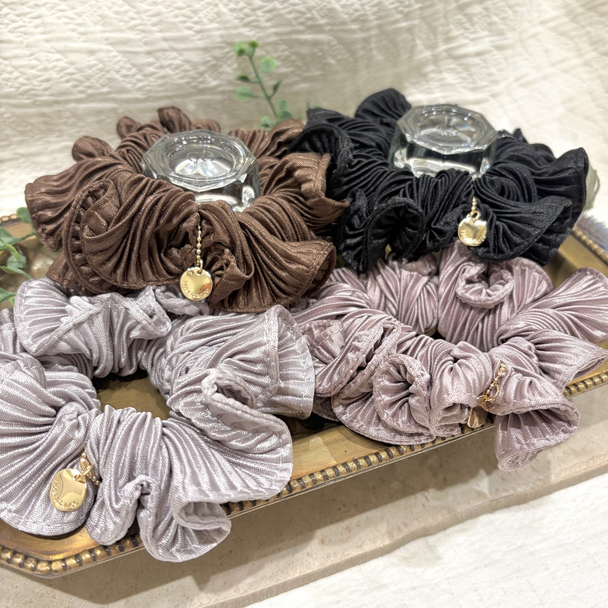 New✨プリーツミニシュシュ🩶✨