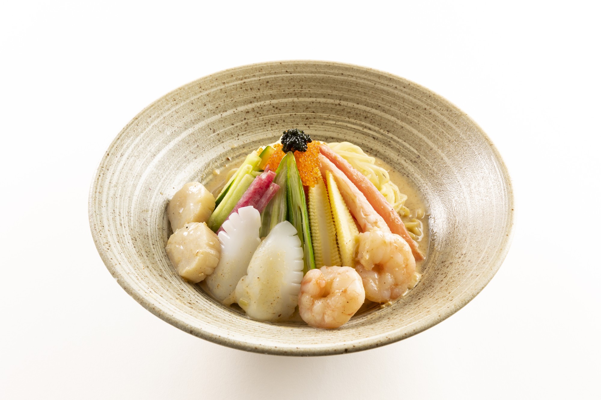 うっま！糀・海鮮胡麻冷麺！
