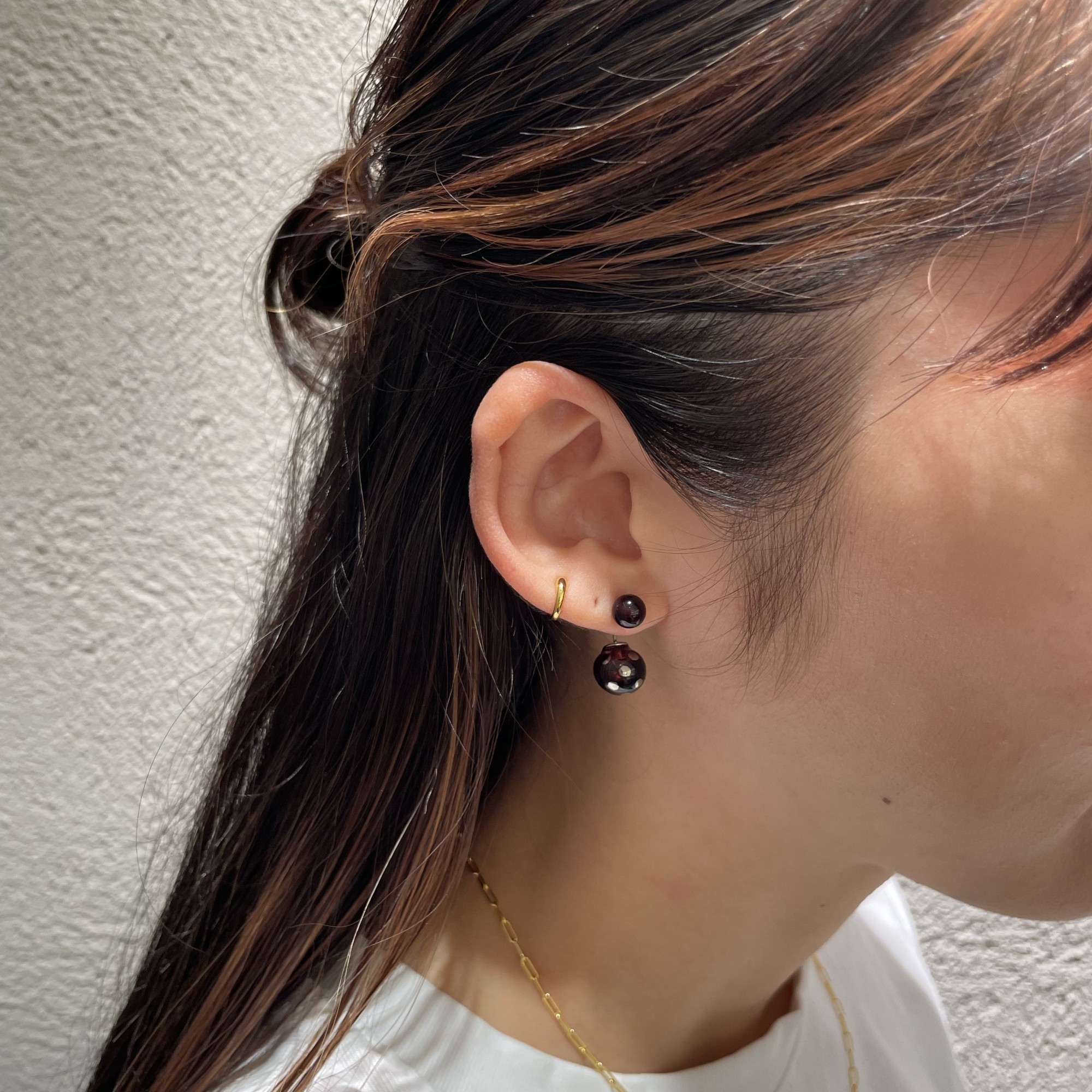 【🫧新作🫧ドット柄が可愛いバックキャッチピアス🎈 】　