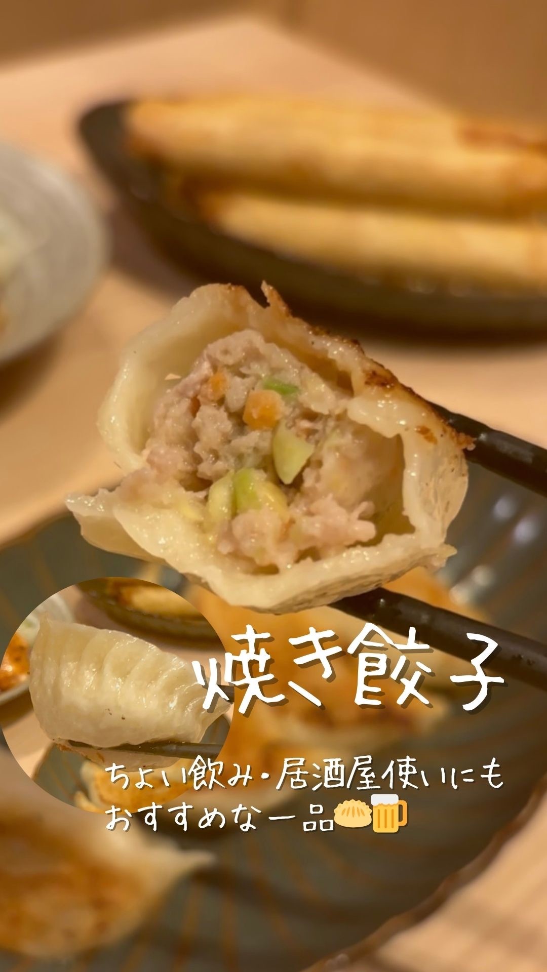 京都駅の近くの手作り焼き餃子