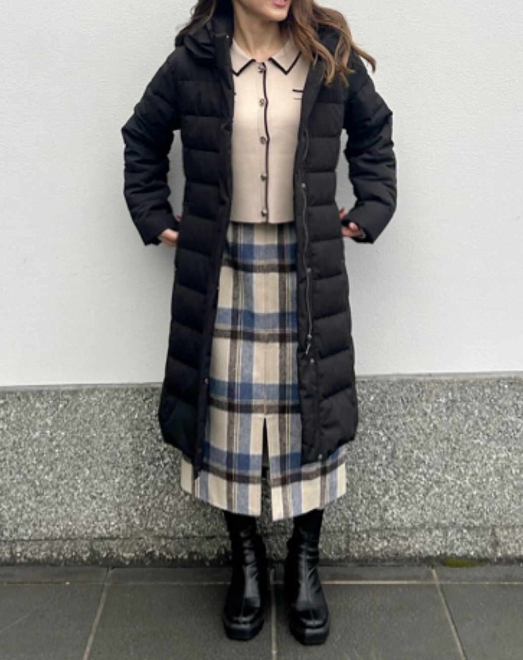 デザインが可愛いフェミニンコーデ💓