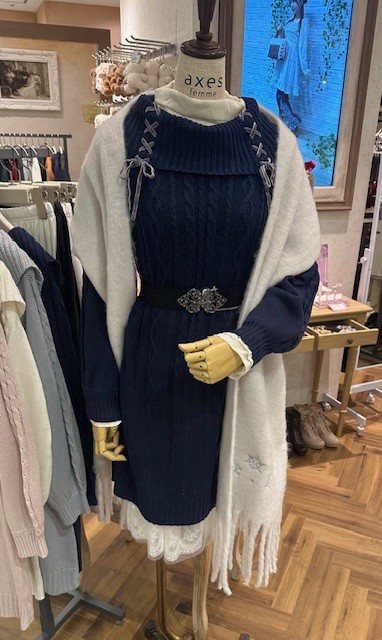 〘冬も暖かなさりげないかわいさ〙チュニック