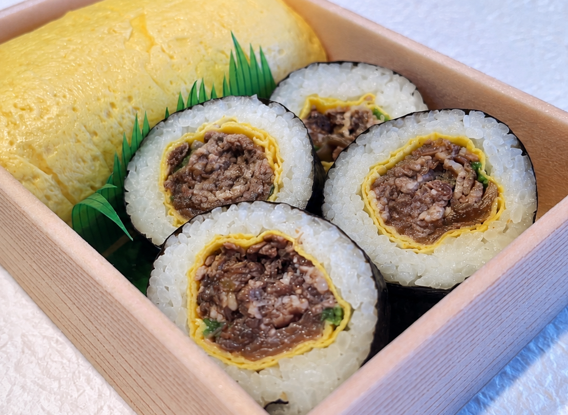 【食べ応え満点！】牛しぐれまんぷく巻き寿司