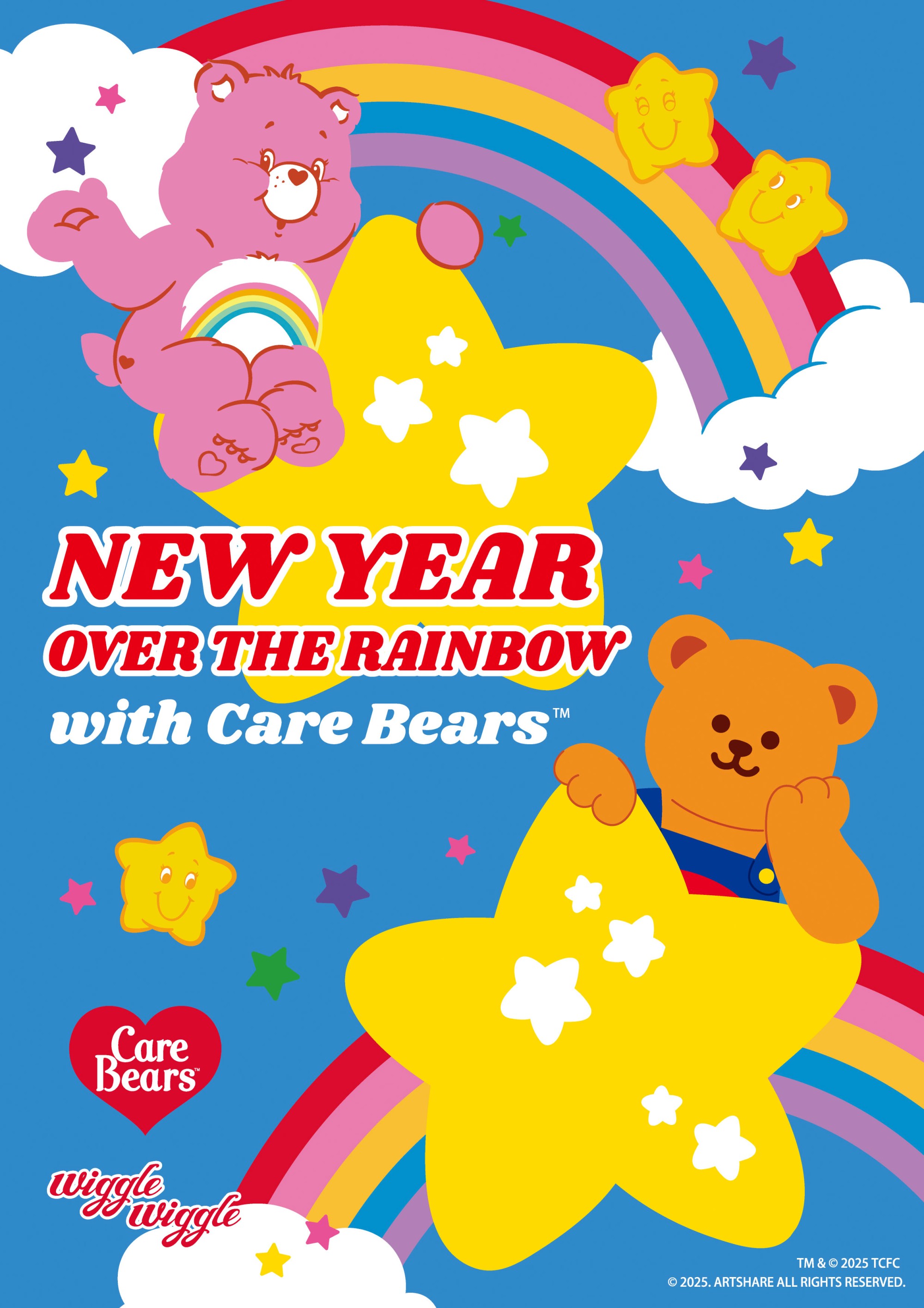NEW YEAR OVER  THE RAINBOW with CareBears