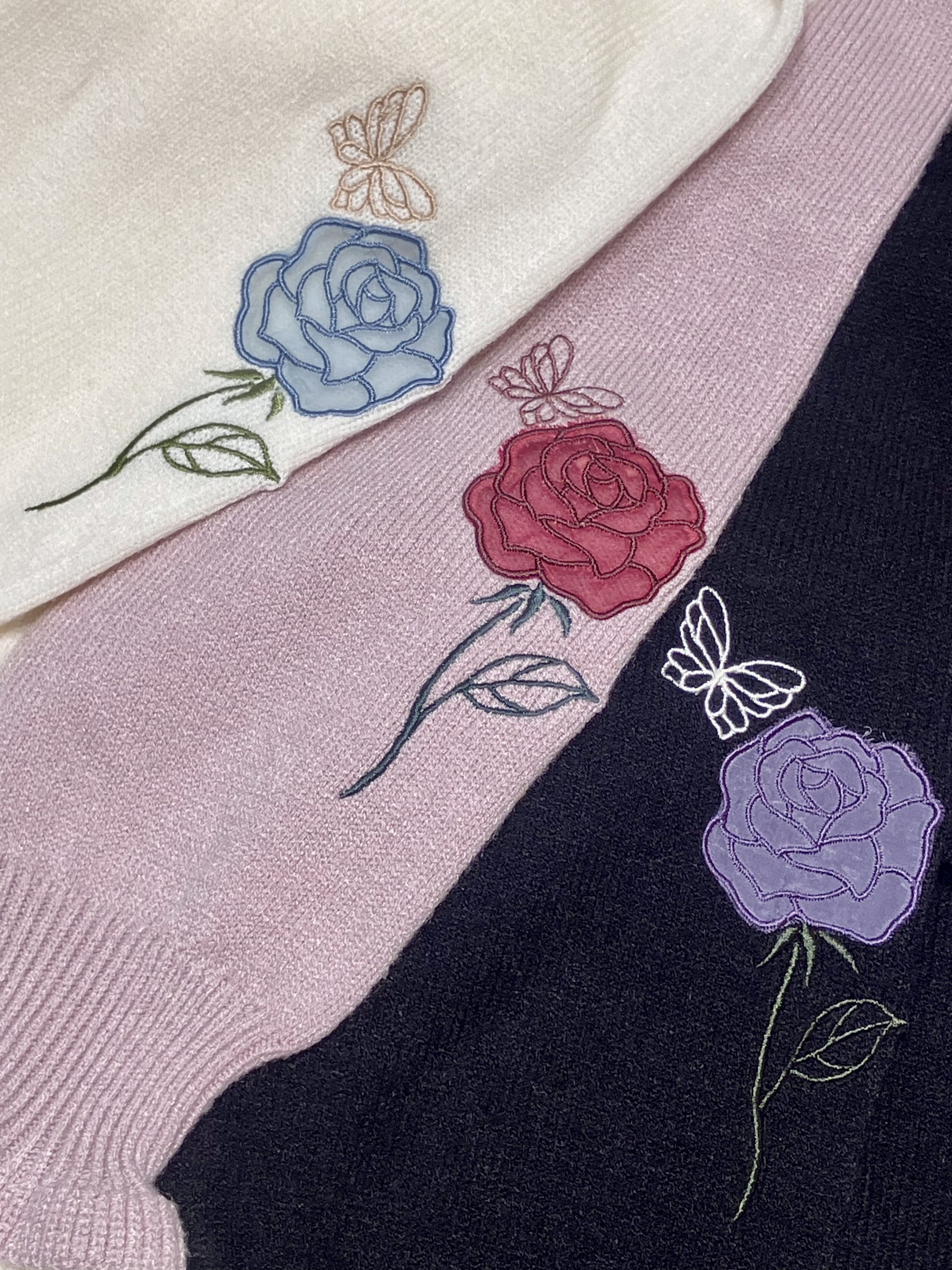 〘透かし薔薇が美しい〙ステンドグラスシリーズカーディガン