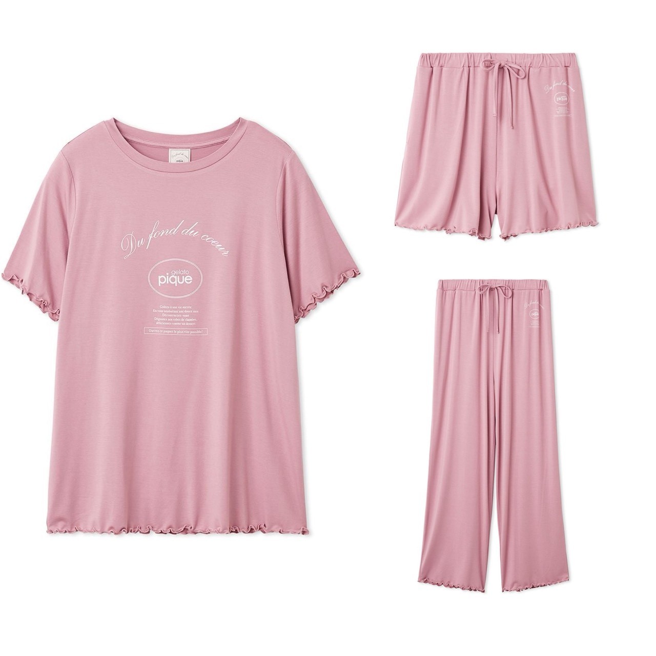 gelato pique レーヨンロゴメローシリーズ