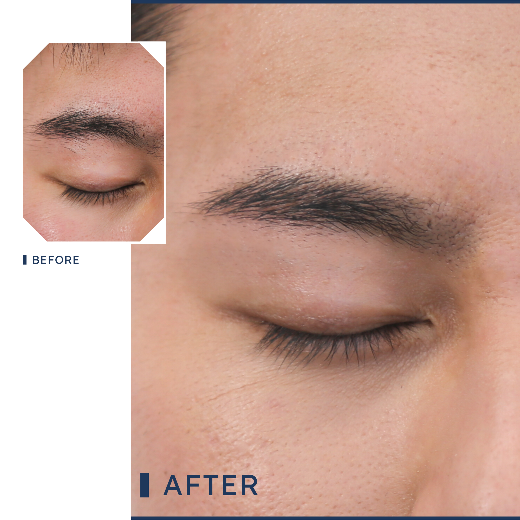 メンズ眉カット