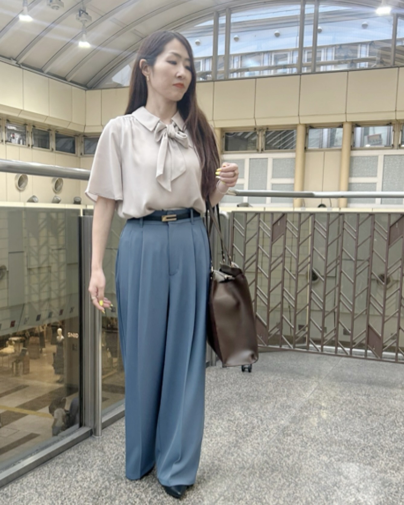 タイアレンジで着回し広がる🌟Manywaysブラウス